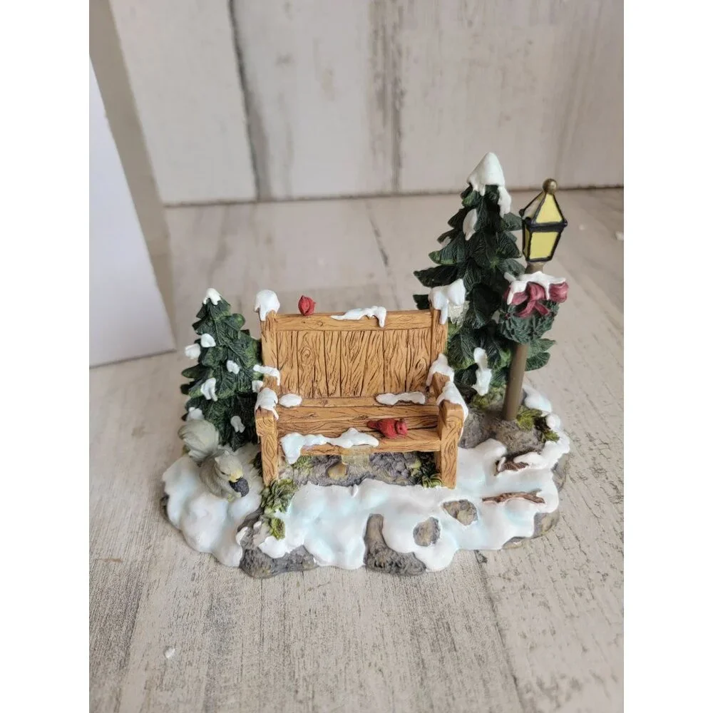 Dept 56 52654 AS‎ IS Mill Creek Park Bench village accessory xmas